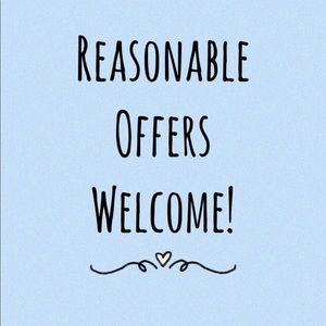 Offers are always welcomed!